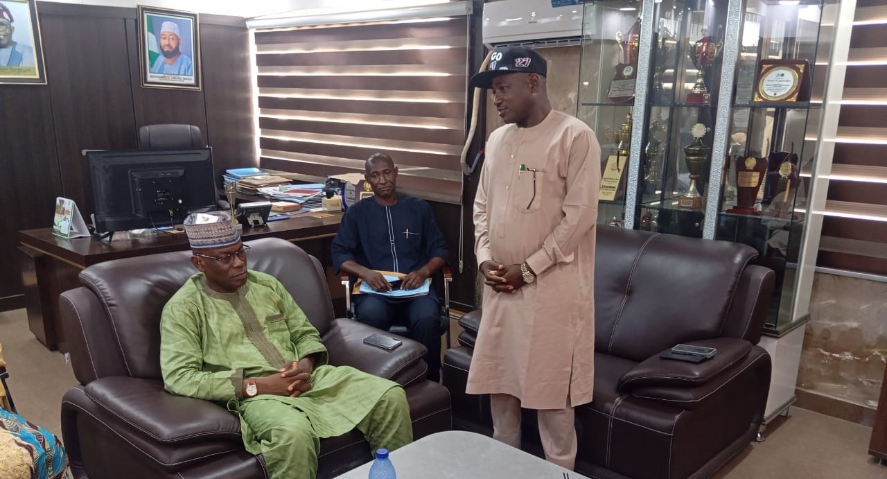 Chairman Niger State Sports Council paid a congratulatory Visit