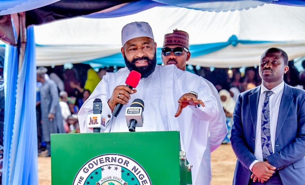 His Execellency Farmer Governor Umar Muhammad Bago attends the GroundBreaking Ceremony of Umar Muhammad Bago Agriculture Research Center at Umar Sanda Ahmadu College of Education, Minna